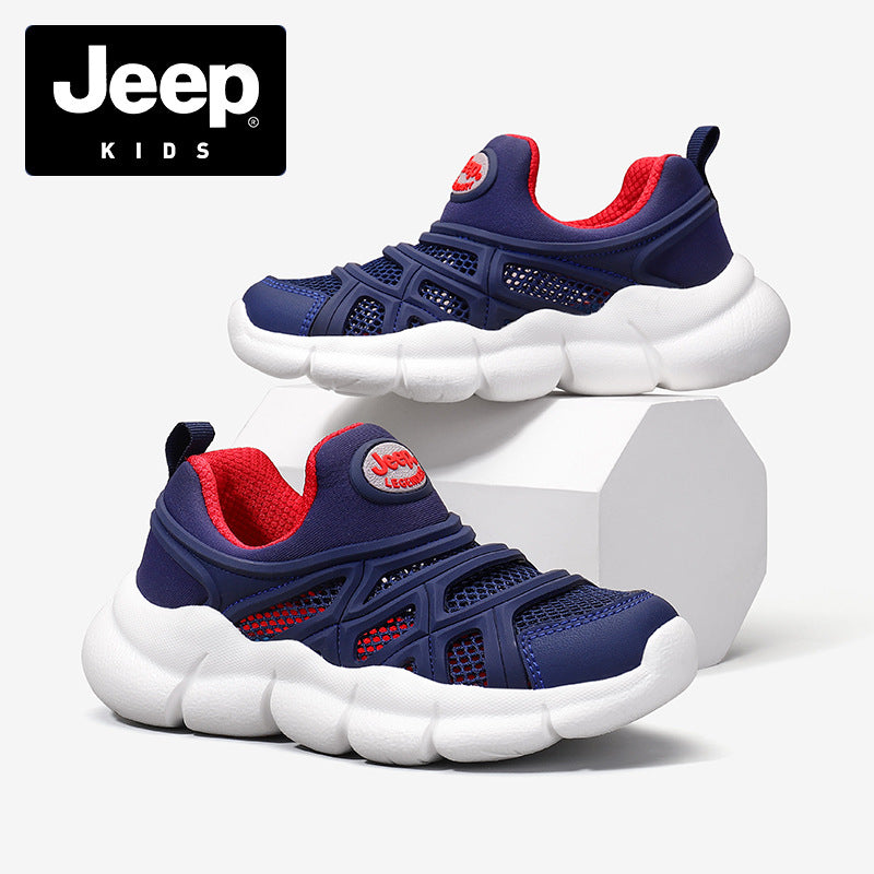 Children's Boy's Summer Hollow Breathable Caterpillar Leisure Kid's Sneakers