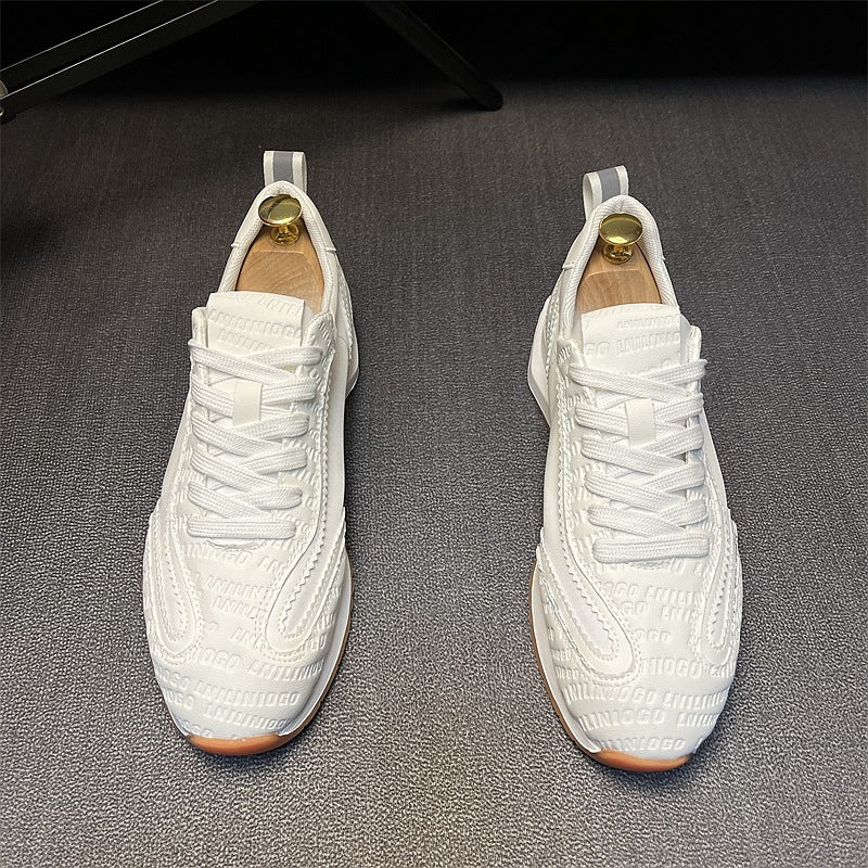 Men's Tendon Bottom White Smart Guy Sports Sneakers