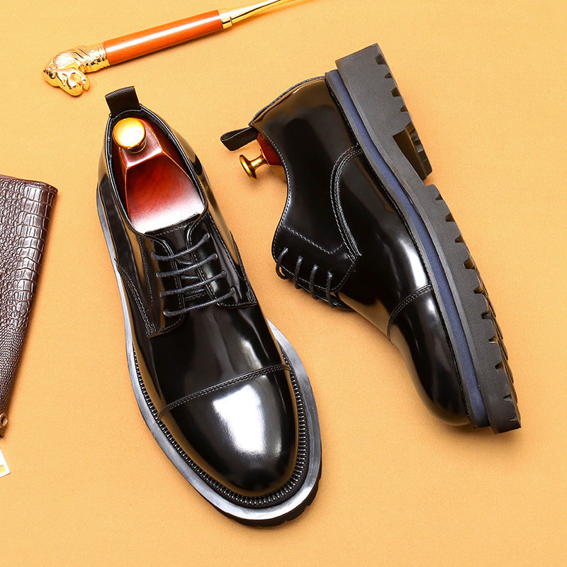 Men's Formal Wear Business Cowhide Lining British Leather Shoes