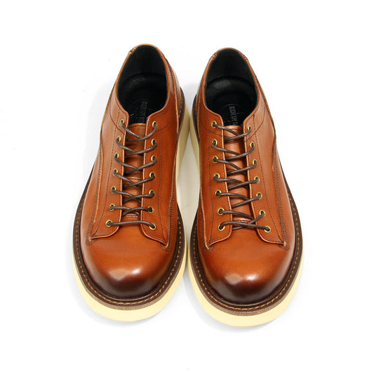 Men's Vintage Board Thick Bottom Short Face Casual Shoes