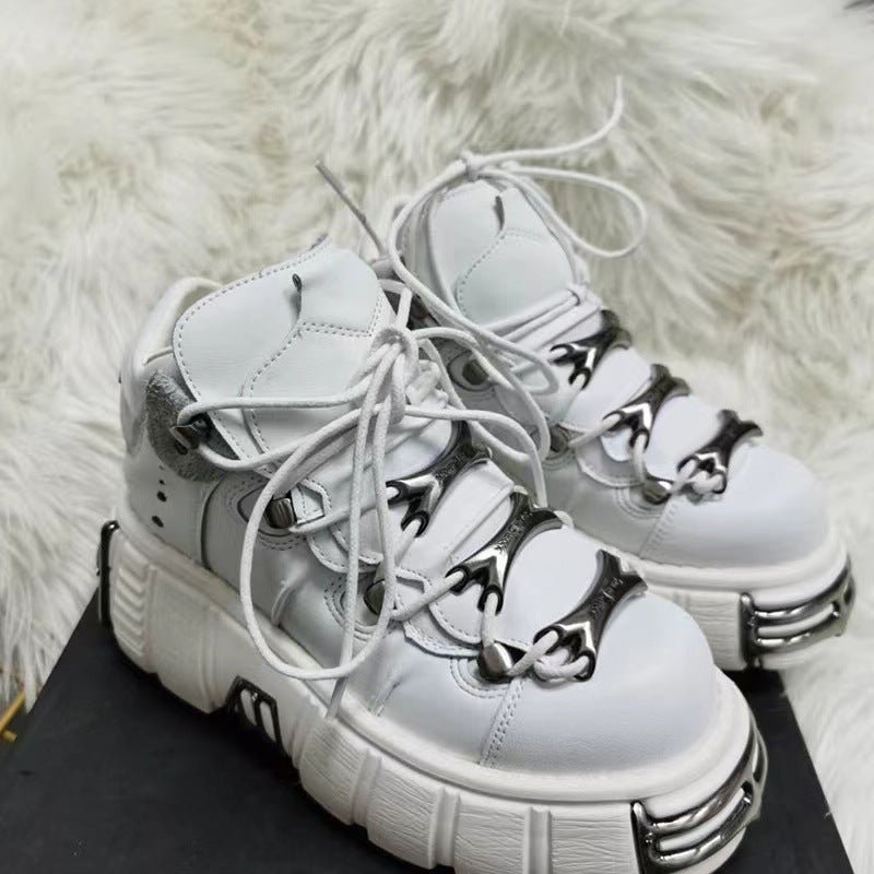 Women's British Style Spanish Heavy Metal Punk Casual Shoes