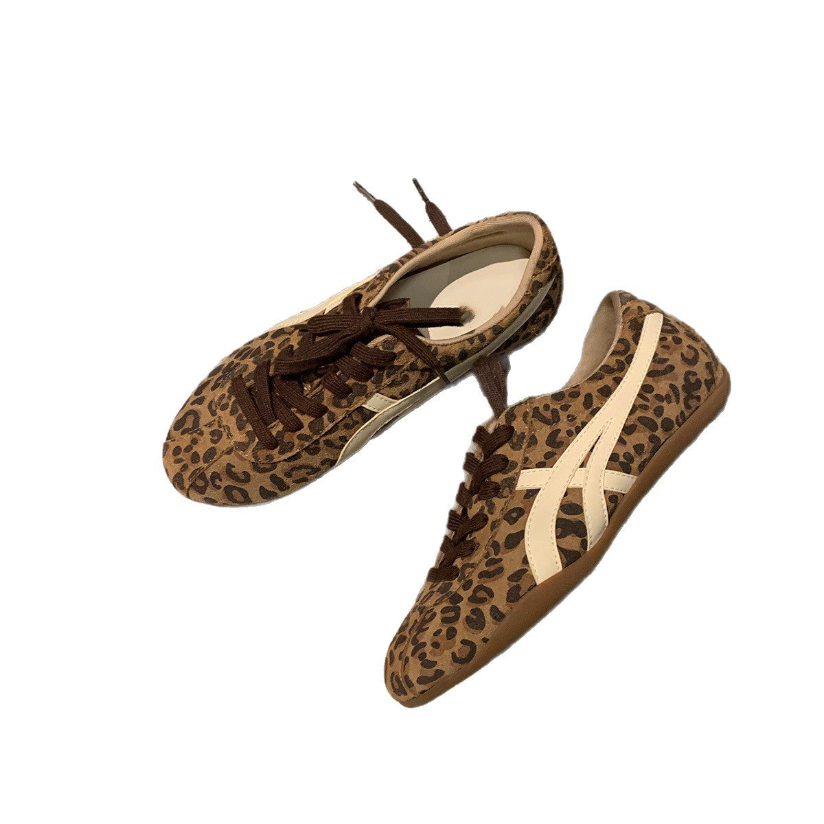 Women's Flat German Training Leopard Print Sports Cortez Women's Casual Shoes