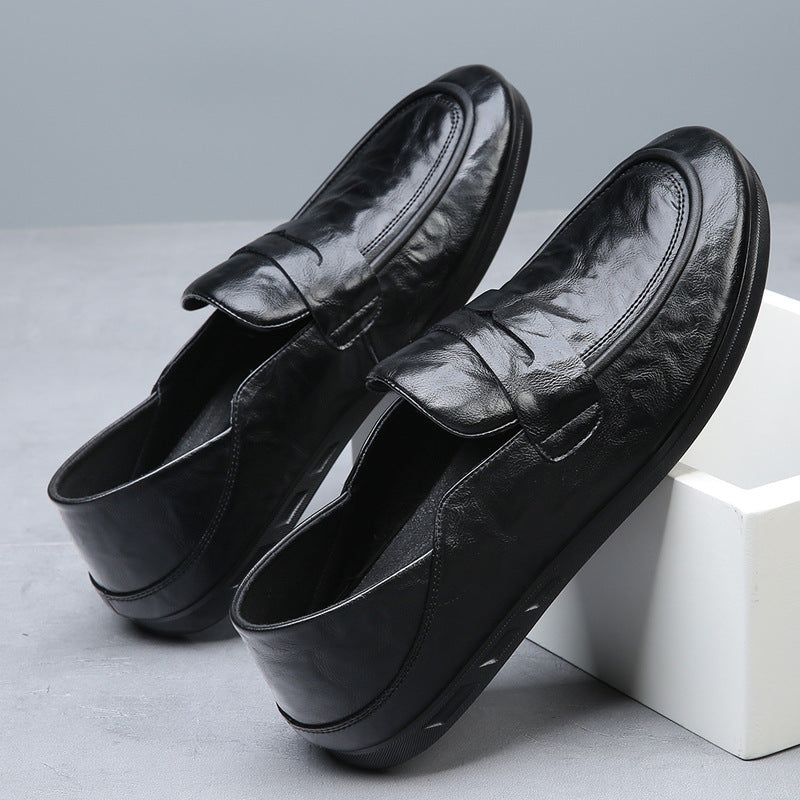 Men's Genuine Doug Trendy Korean Style Versatile Slip-on Men's Casual Shoes
