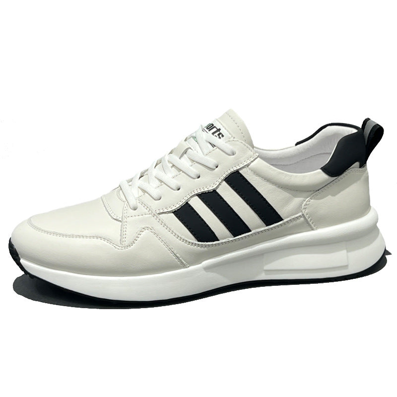 Men's Fashion Genuine Breathable Full Grain Cowhide Casual Shoes