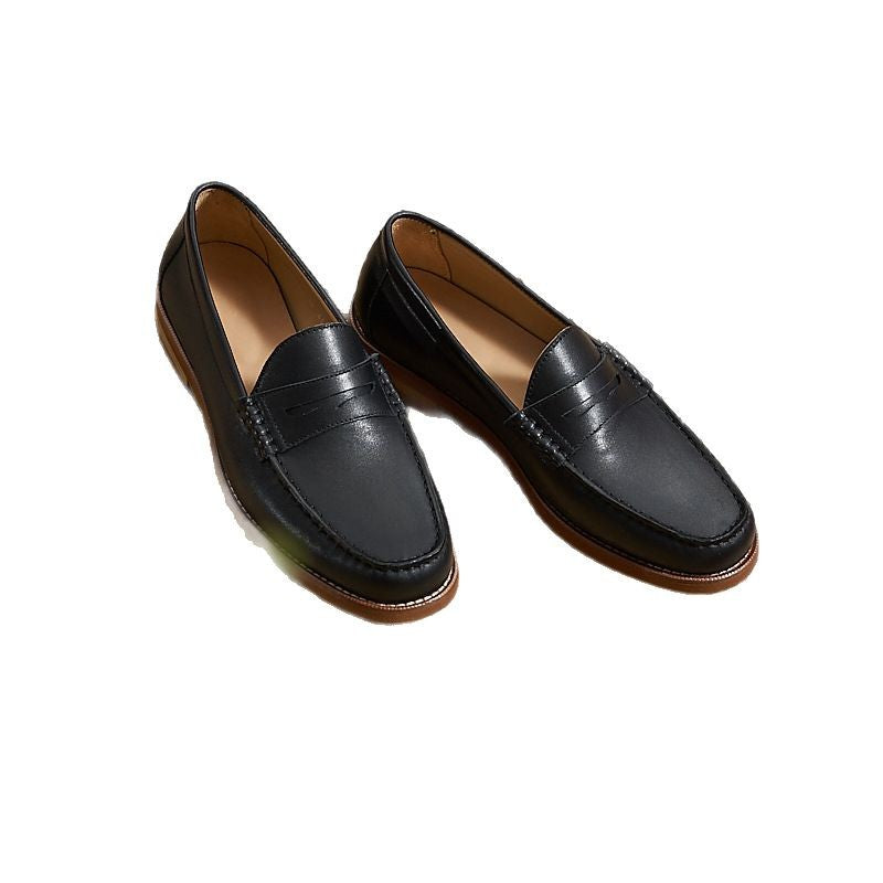 Men's Slip-on Suede Platform Board Spring Loafers