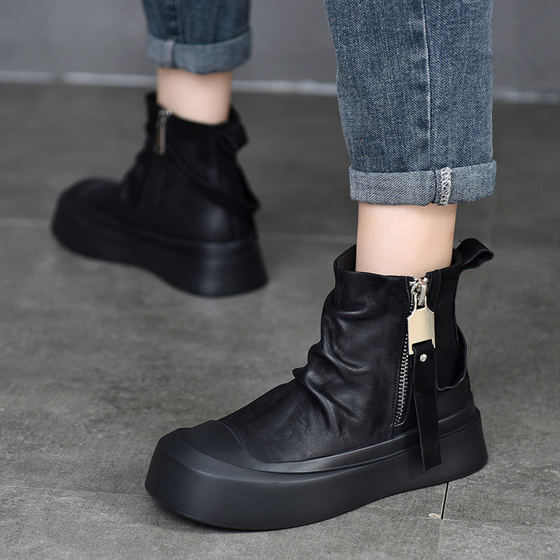 Activity Price Booties Handmade Single Pleated Boots