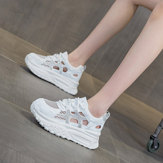 Mesh Dad Female Summer Thick Bottom Casual Shoes