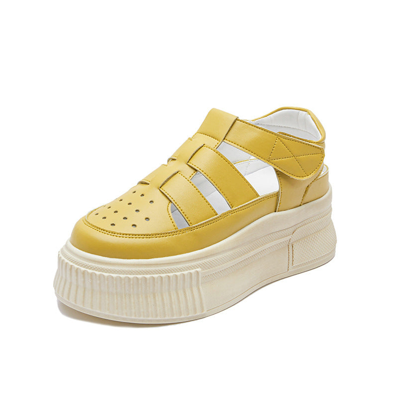 Women's Dad Spring Breathable Platform Height Increasing Casual Shoes