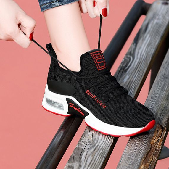 Women's Sports Fashion Versatile Platform Air Cushion Sneakers