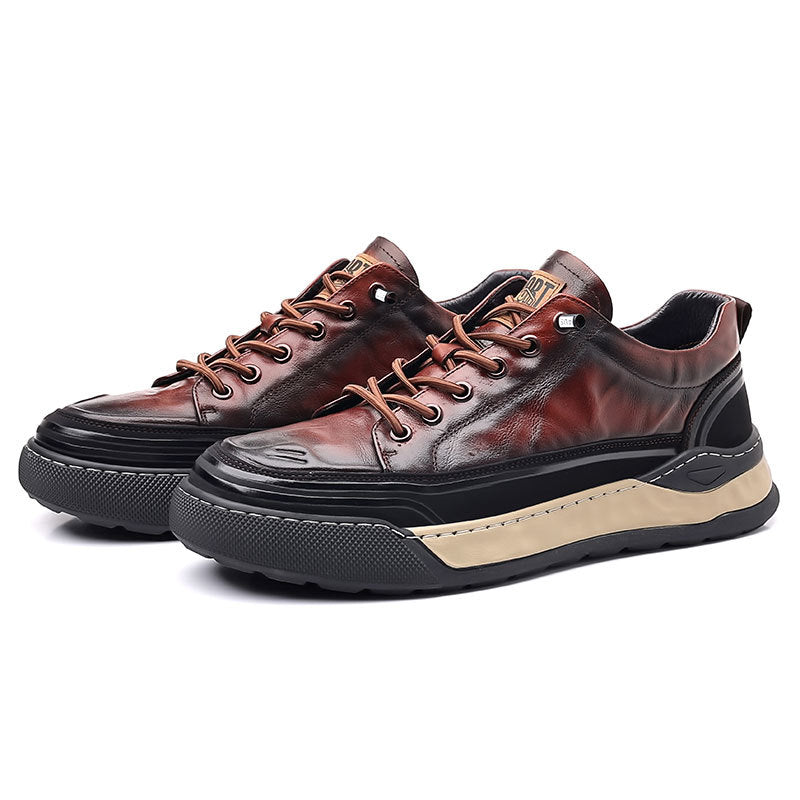 Men's Autumn Grip Pattern Sports Genuine Assorted Men's Shoes
