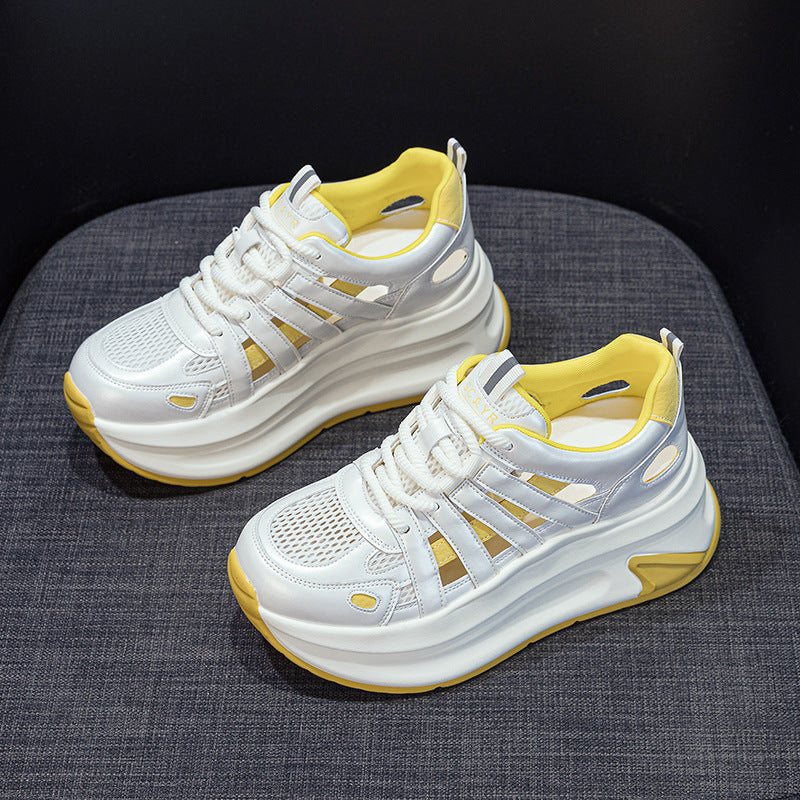 Women's Breathable Platform Height Increasing Insole Dad Fashion Women's Casual Shoes