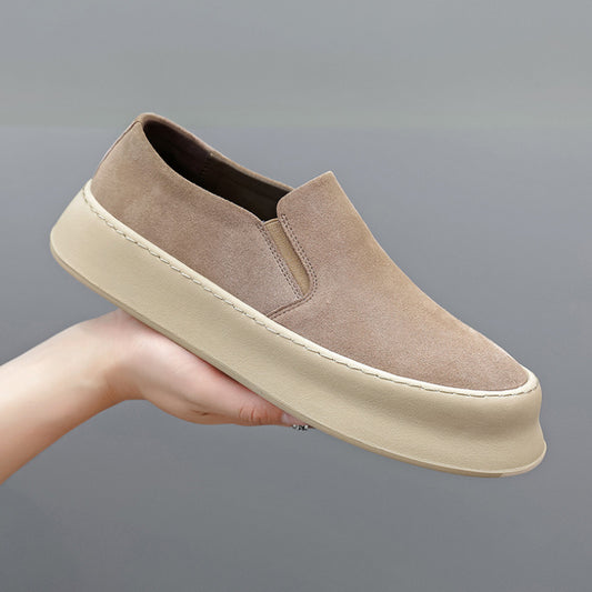 Men's Suede Fashion Retro British Style Lofter Loafers