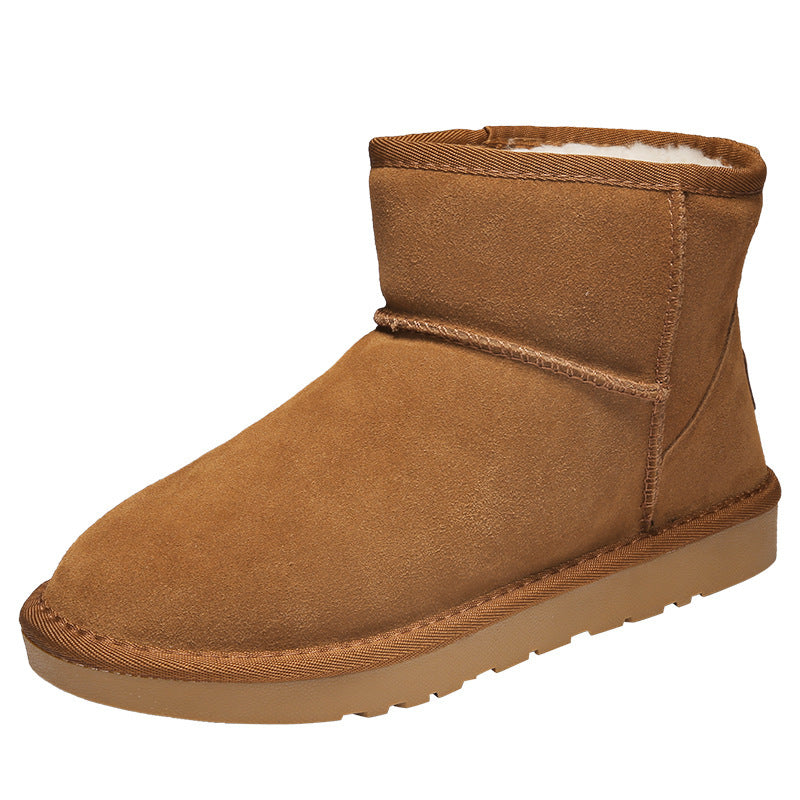 Men's Winter Oversized Wool Extra Thick Northeast Cotton Padded Snow Boots