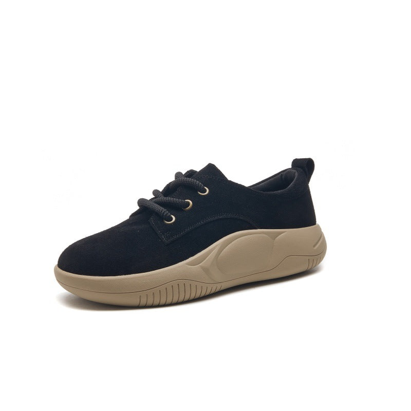 Women's Retro British Style Chunky Platform Small Casual Shoes