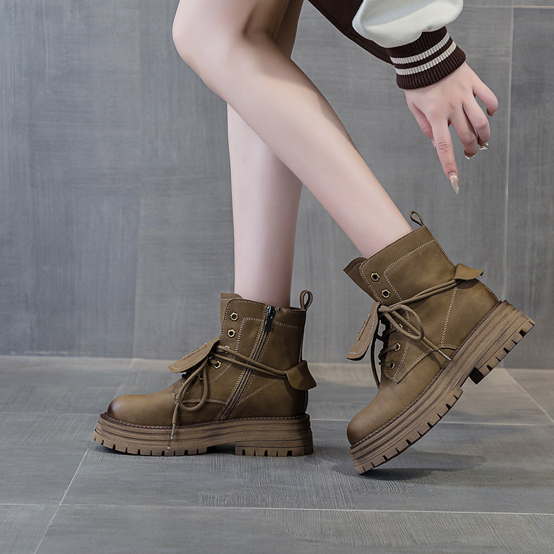 Women's Simple Versatile Booties Tourist Mountaineering Small Women's Casual Shoes