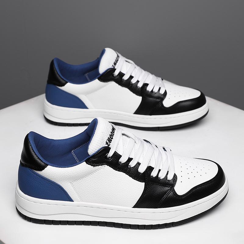 Men's White Versatile Fashionable Comfortable Flat Trendy Men's Shoes