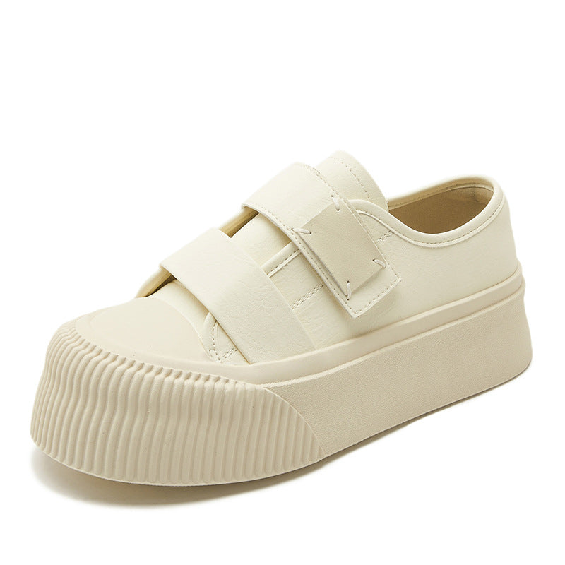 Women's Platform Spring Bread Korean Style White Sneakers