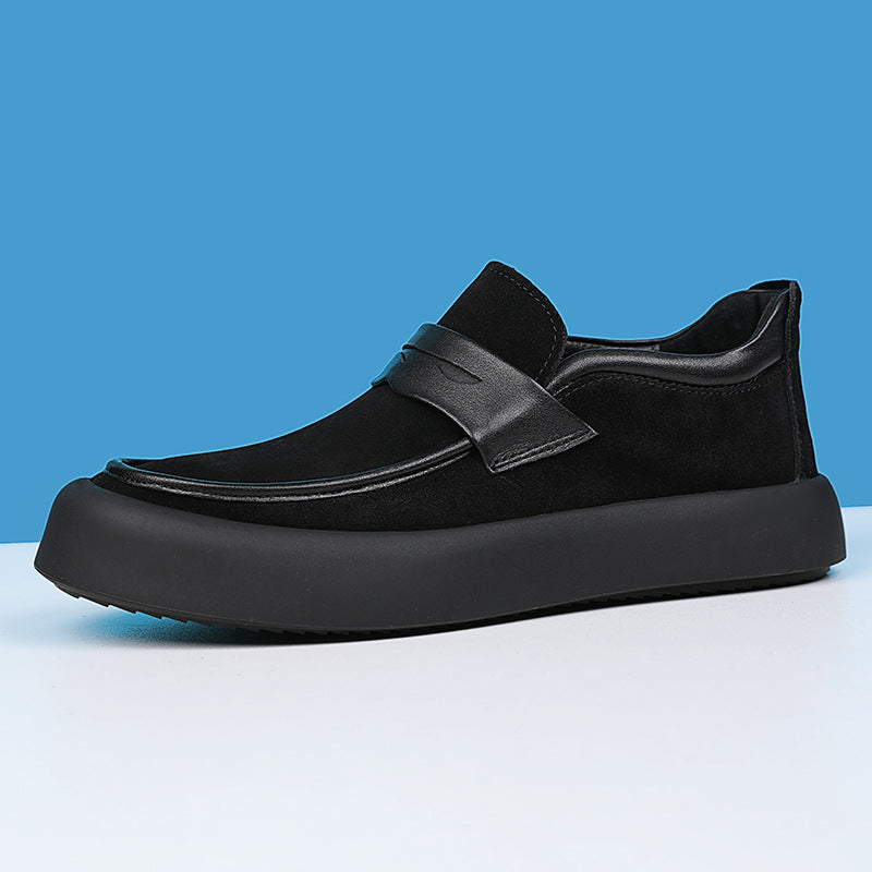 Men's Slouchy Autumn Fashion Suede Slip-on Sneakers