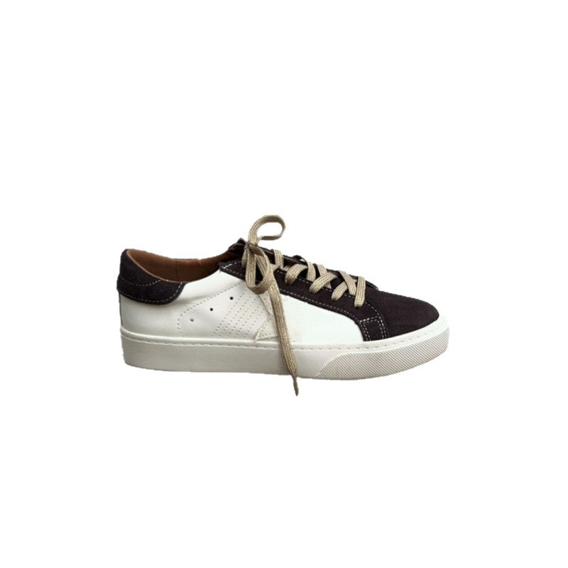 Women's Korean Round Toe Lace Up Inner Women's Sports Shoes