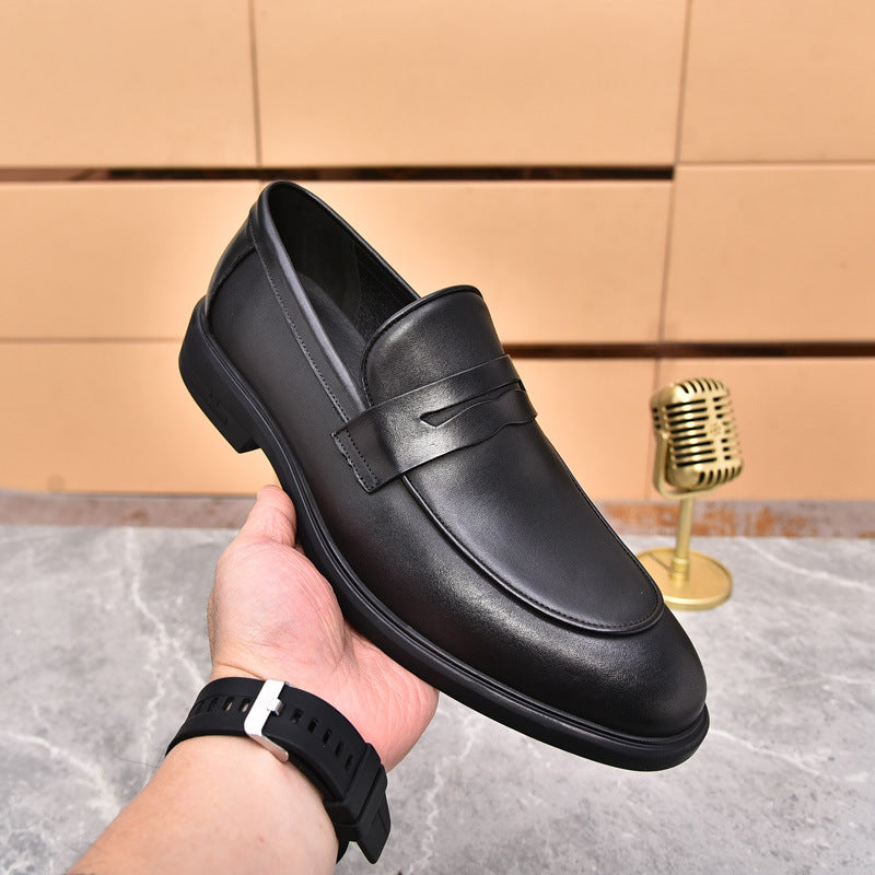 Men's Entry Lux Genuine Cattlehide Surface Soft Leather Shoes