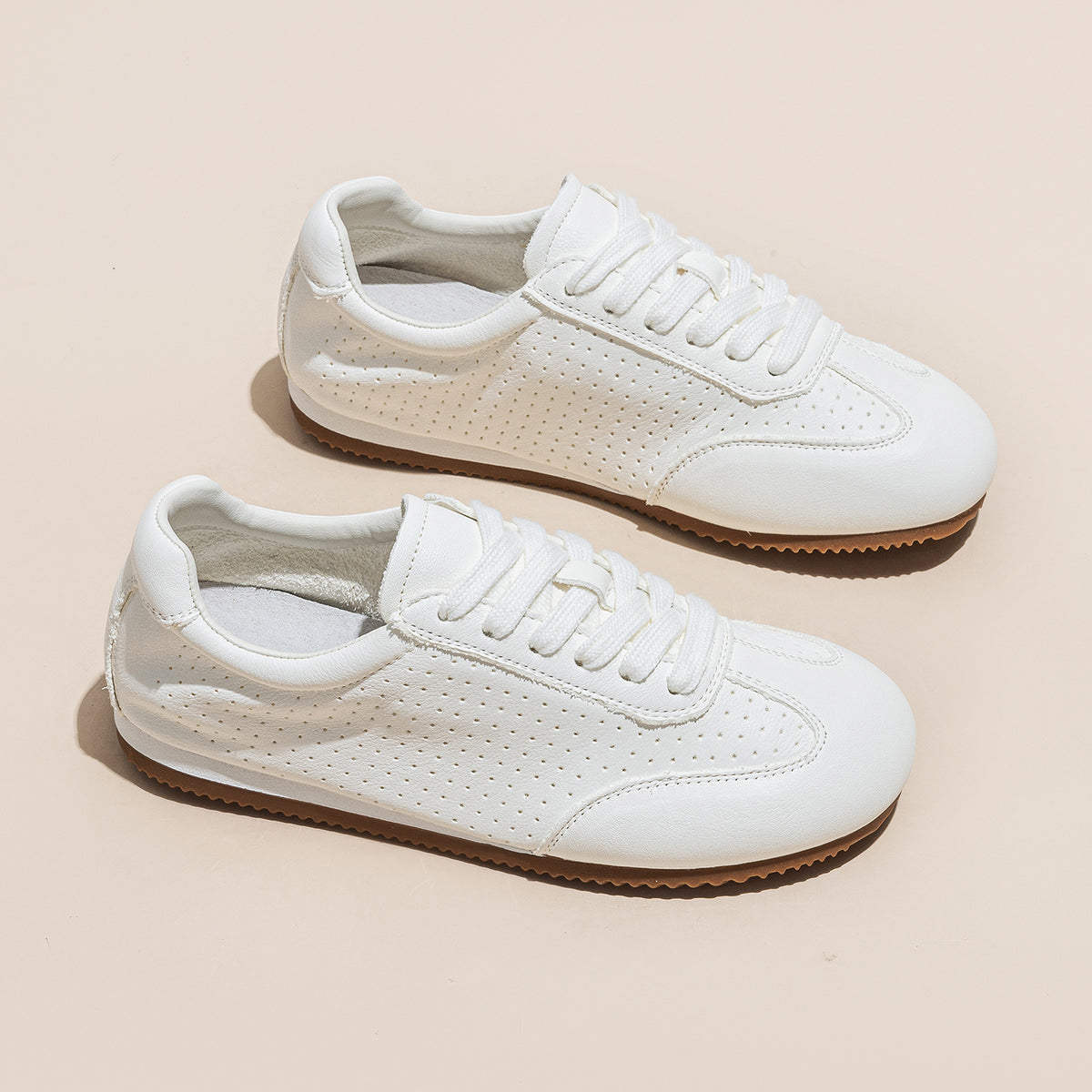 Women's Summer First Layer Cowhide Platform Elevator Women's Casual Shoes