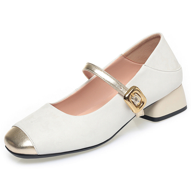 Women's Large Size Round Head Comfortable Soft Women's Casual Shoes