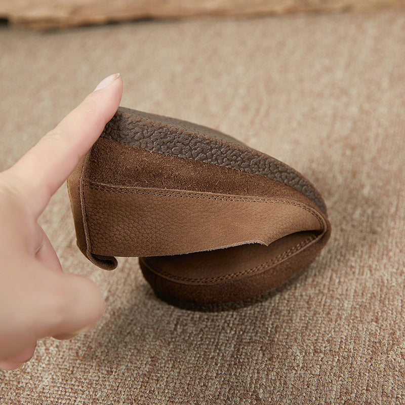 Women's Soft Bottom Surface Comfortable Flats Shallow Mouth Casual Shoes