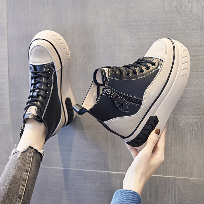 Women's Platform Fleece-lined Height Increasing Insole For Women's Casual Shoes
