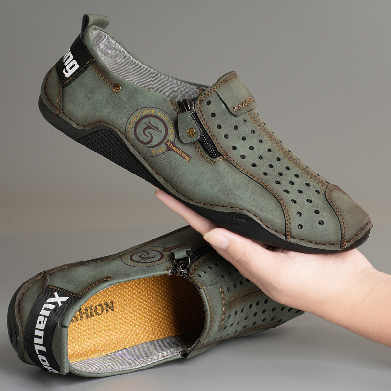 Men's Long-term Plus Size Korean Style Octopus Loafers