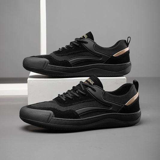 Men's Summer Breathable Woven Mesh Soft Bottom Sneakers