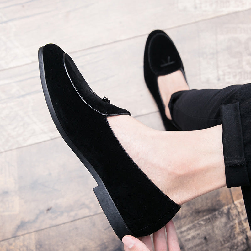 Men's Spring Vintage Flat Bottom Slip On Loafers