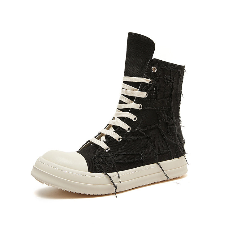 Men's Rags Breathable Couple Daily Round Toe Canvas Shoes
