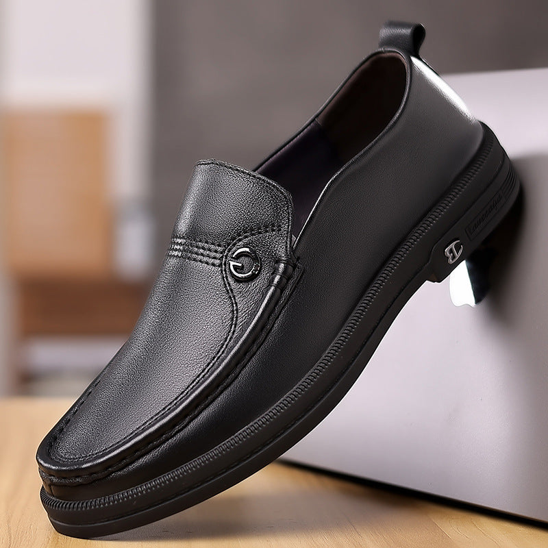Men's Selected Business Slip On First Layer Loafers