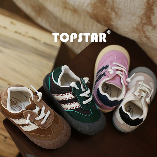 Children's Classy Autumn Lightweight Breathable Entrance Canvas Shoes