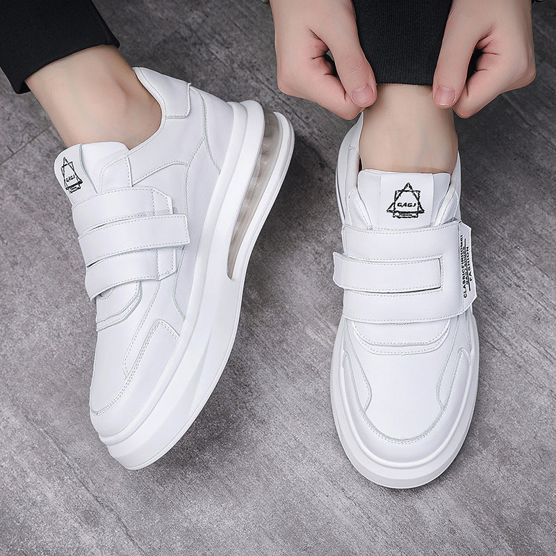 Men's Board Fashion Air Cushion White Platform Sneakers