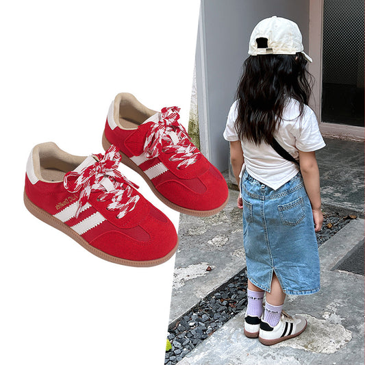 Women's & Men's Four Genuine Training Middle Big Kid's Sneakers