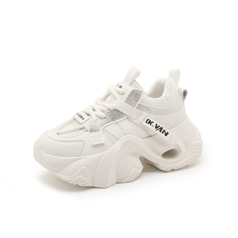Women's Dad Autumn Breathable Sports Double Mesh Casual Shoes
