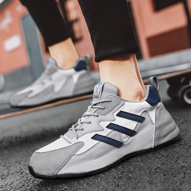 Men's Green Surface Spring Versatile Sports Bag Sole Personality Casual Shoes