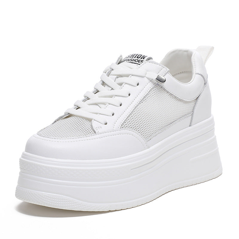 Women's Height Increasing Insole Mesh Summer Breathable Casual Shoes