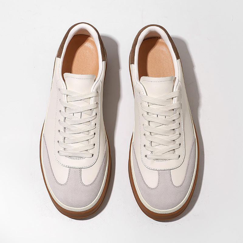Men's Sports Skate Color Matching German Training Flat Pumps Men's Shoes
