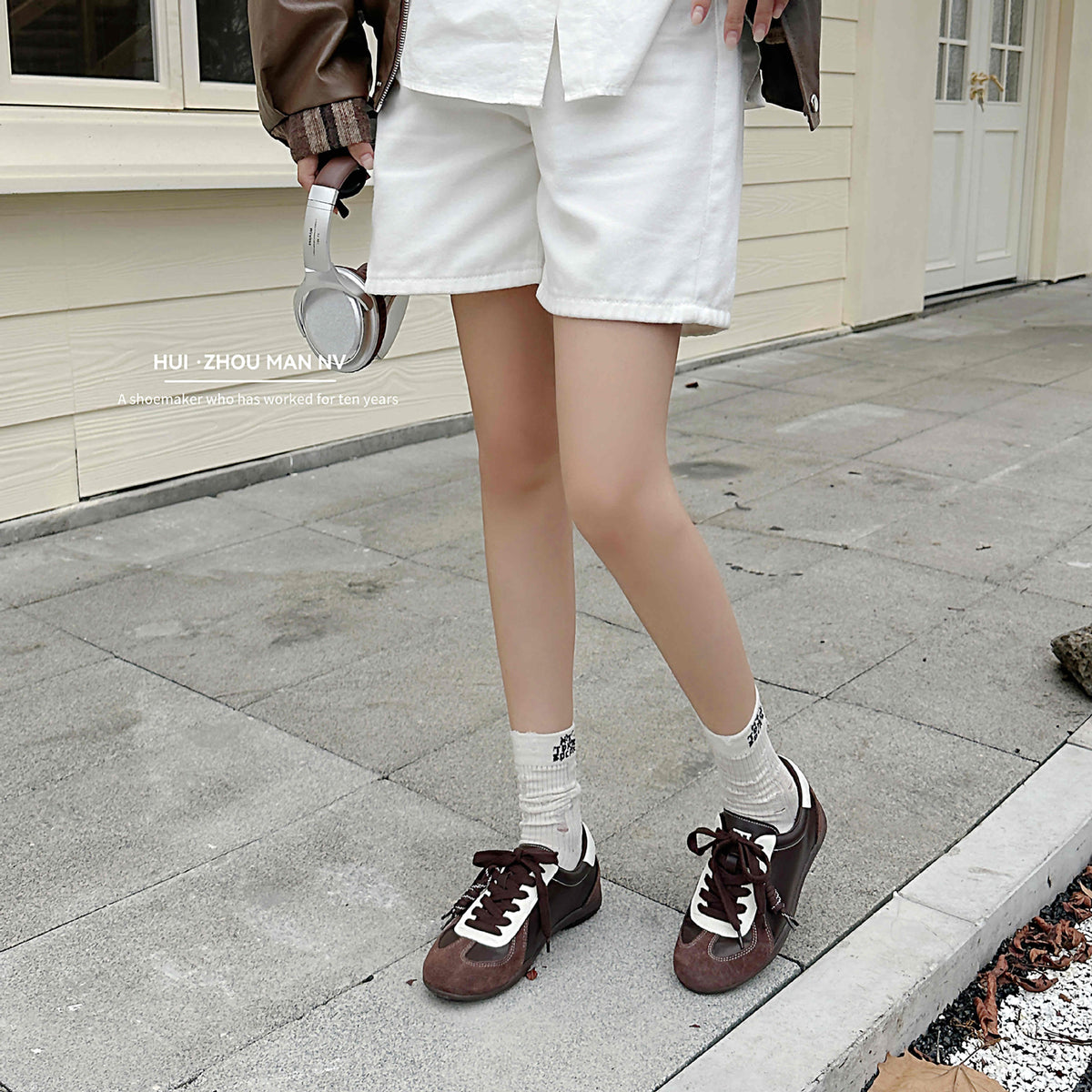 Women's Training Lace Up Color Matching Cortez Sneakers
