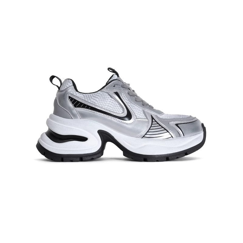 Women's Sier Platform Spring Authentic Lace Up Sneakers
