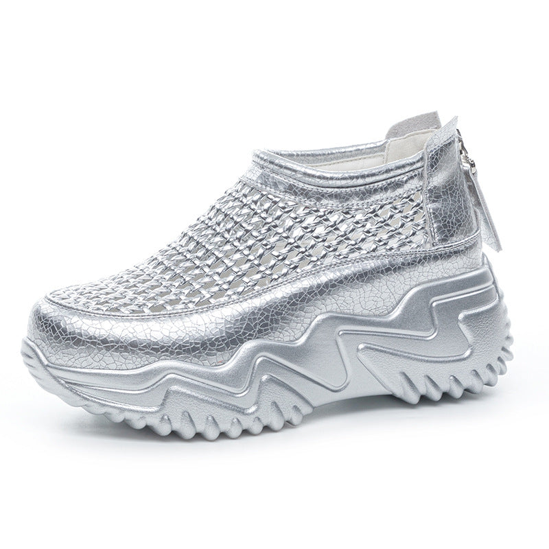 Women's Mesh Surface Dad Summer Lightweight Thick Casual Shoes