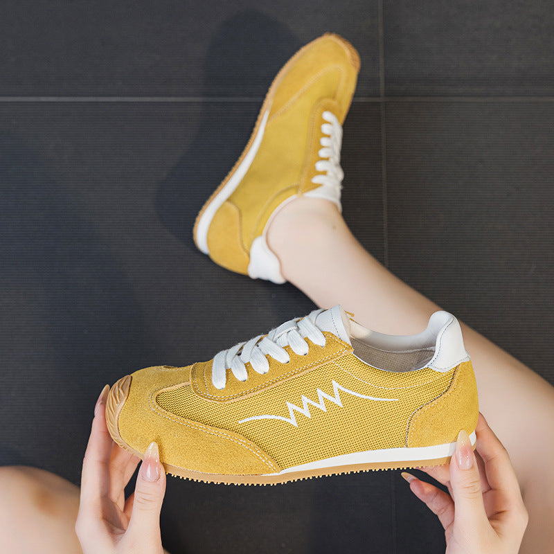 Women's Sheepskin German Training Breathable Large Size Summer Soft Bottom Not Women's Sports Shoes