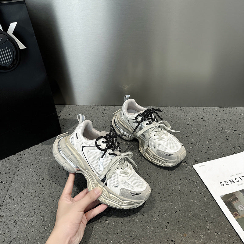 Women's Dad Autumn Korean Style Breathable Lightweight Sneakers