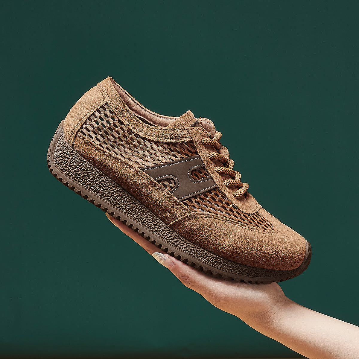 Women's Breathable Flat German Training Summer Lace Women's Sports Shoes