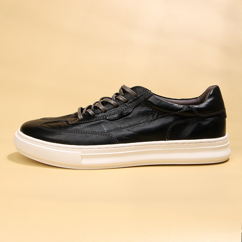 Men's Horse Washed-out Vintage Aircraft Head Fashion Sneakers