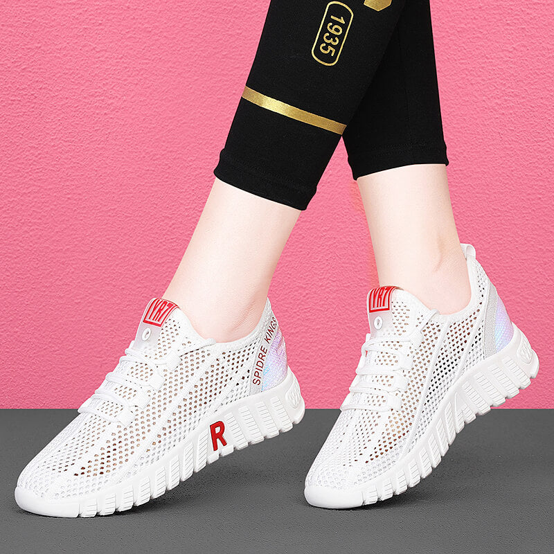 Women's Lightweight Mesh Leisure Soft Bottom Travel Sneakers