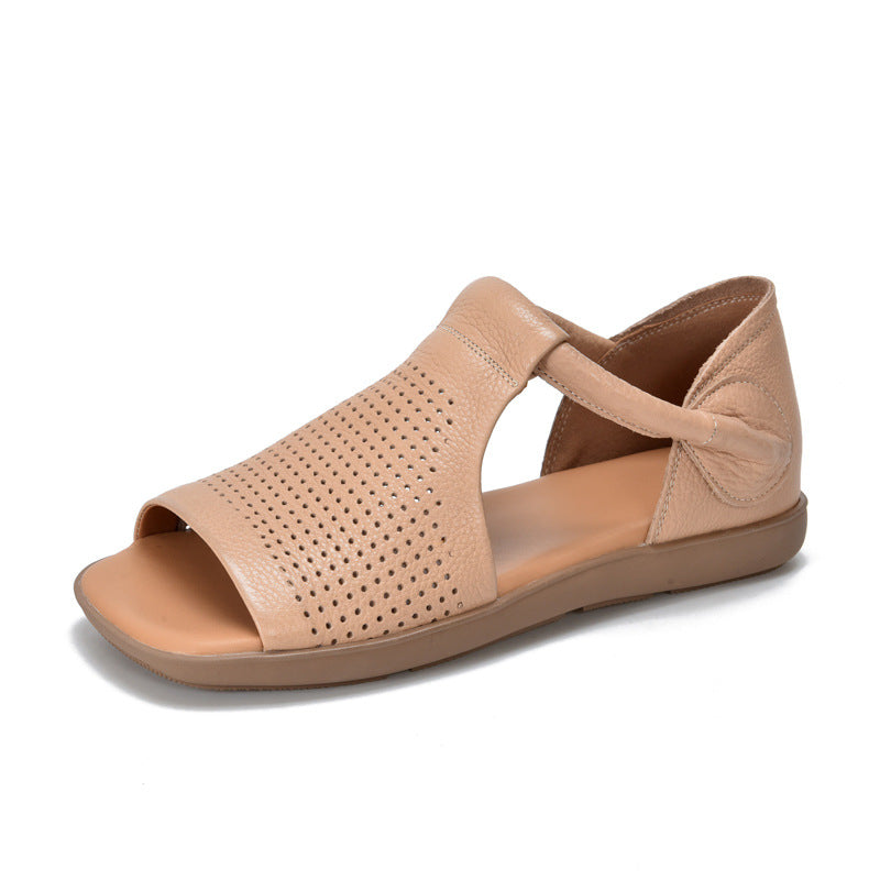 Women's Summer Niche Design Soft Surface Comfortable Fish Sandals
