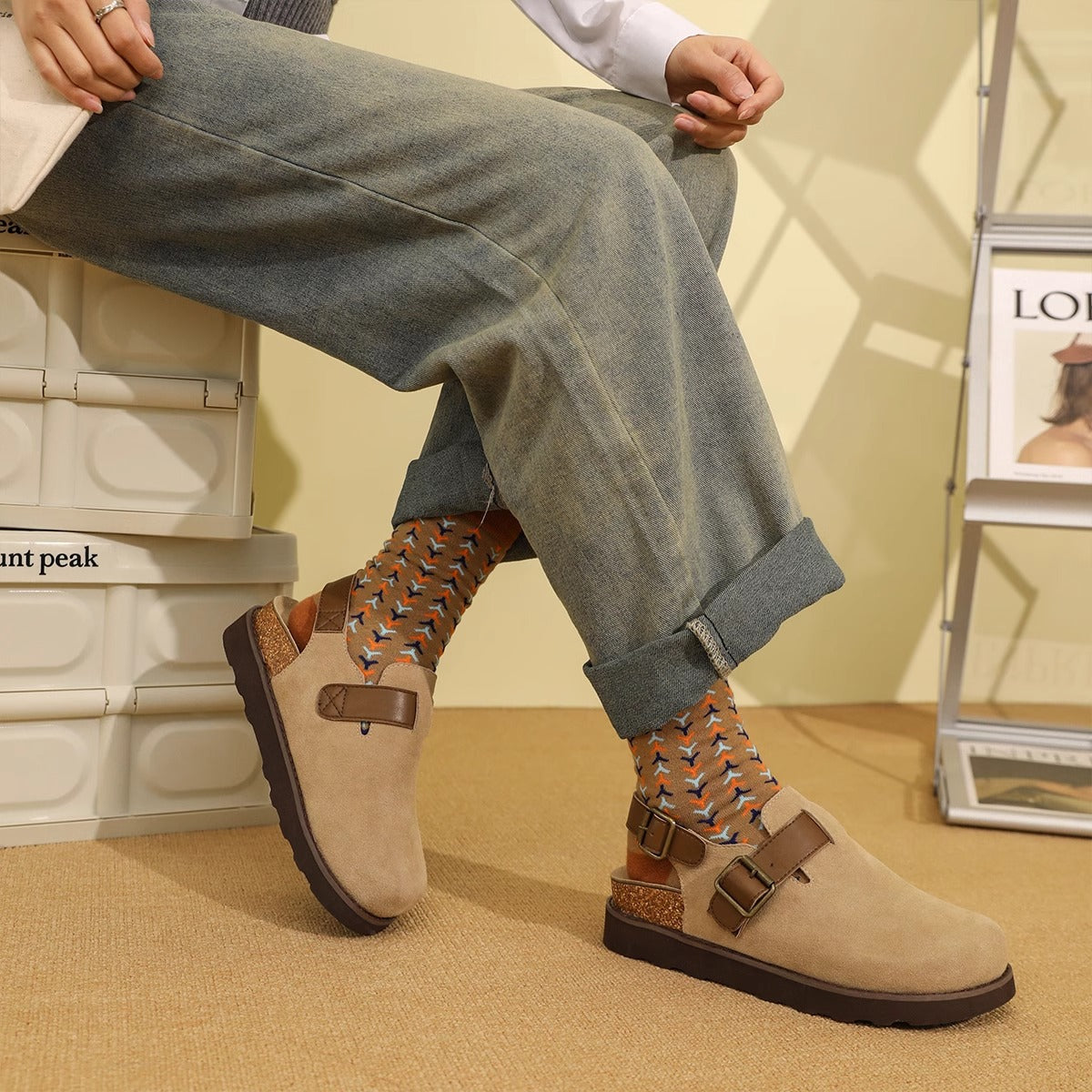 Toe Box Height Increasing Leisure Fashion Casual Shoes